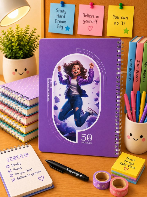 دفتر مشق 50 برگ سیمی کلاسیک نوینکو