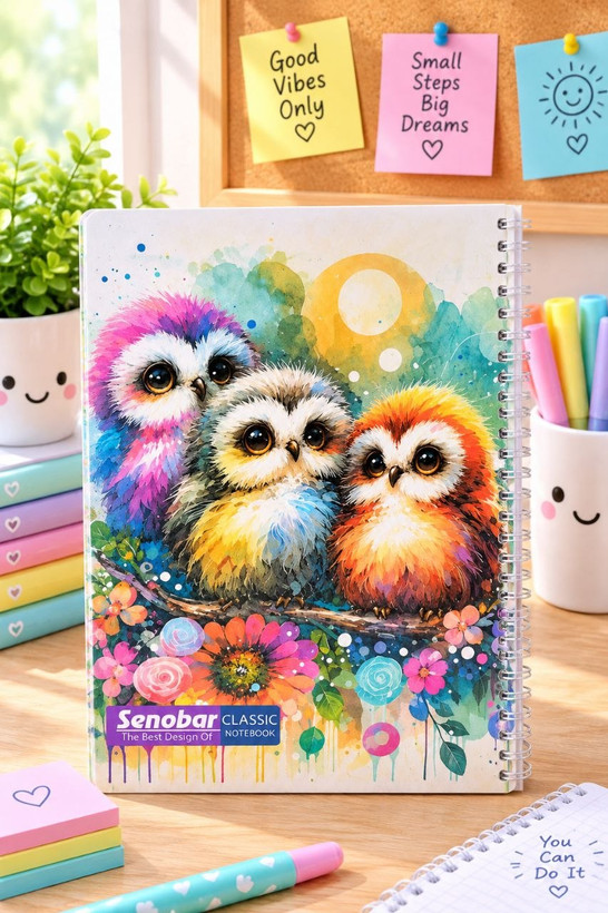 دفتر مشق ۱۰۰ برگ سیمی صنوبر